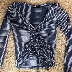Small Long sleeve Striped crop top